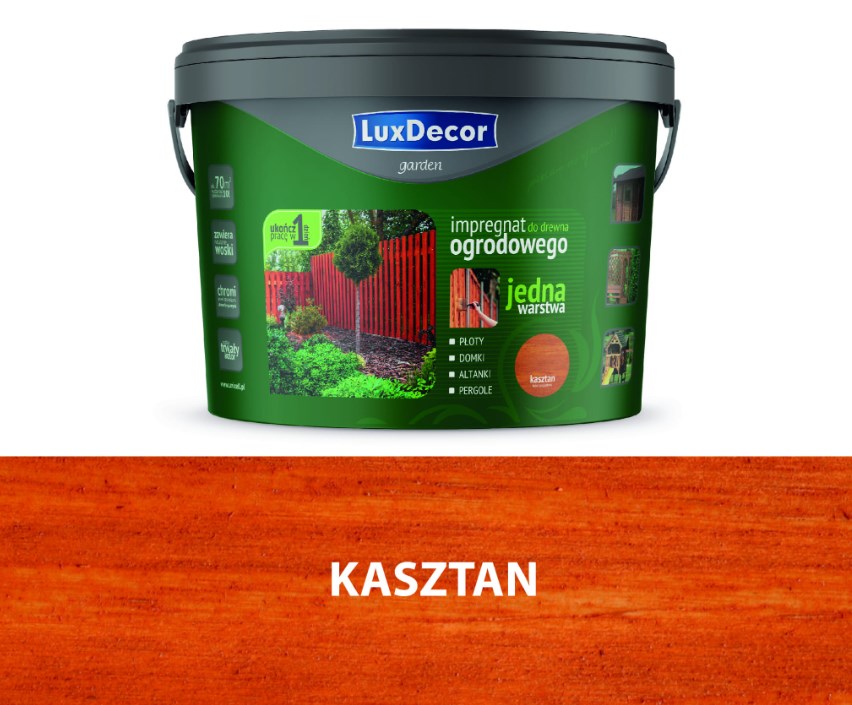 Luxdecor impregnat garden kasztan